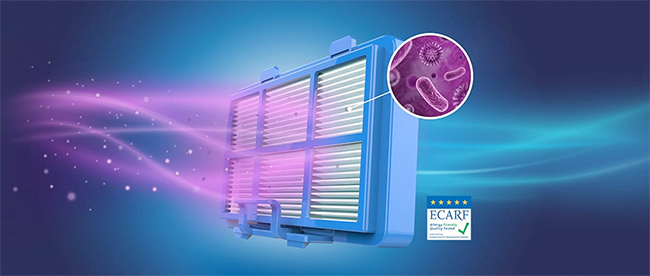 Visuel repr�sentant un filtre anti-allergique d'aspirateur