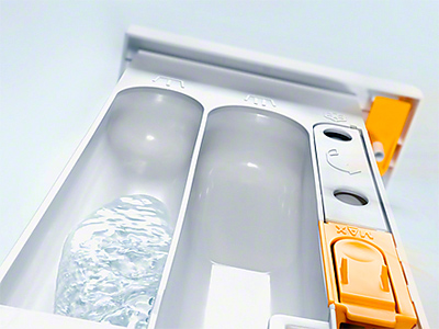 Visuel repr�sentant le bac AutoClean d'un lave-linge Miele