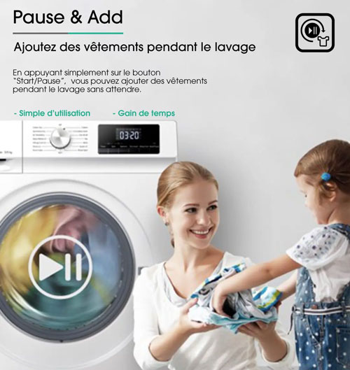 Visuel repr�sentant la fonction Pause & Add