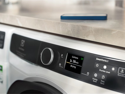 Panneau de commandes d'un s�che-linges Electrolux avec SmartSelect