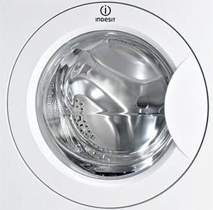 Visuel repr�sentant le hublot d'un lave-linge Indesit Prime