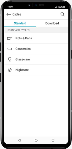 Application mobile lave-vaisselle