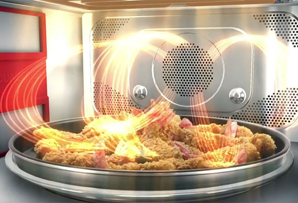 Visuel repr�sentant la cuisson en Dual Crisp Fry