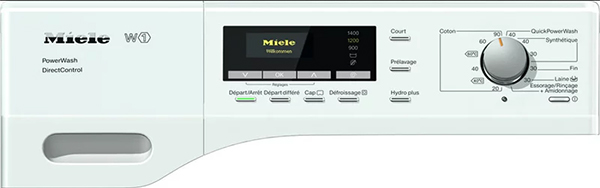 Lave-linge commandes