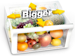 Bac  fruits et lgumes Big Box de Samsung