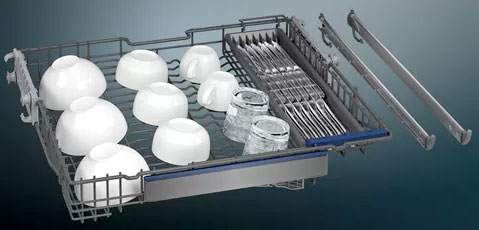 Visuel repr�sentant le troisi�mes panier optionnel compatible avec certains lave-vaisselle flexComfort / flexComfort Pro