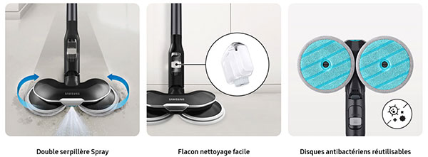 Spray Spinning Sweeper