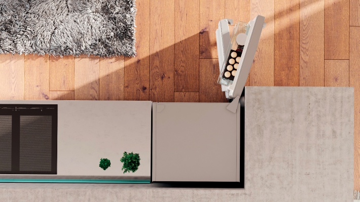 Fonctionnalit� SlotIn (vu du dessus)