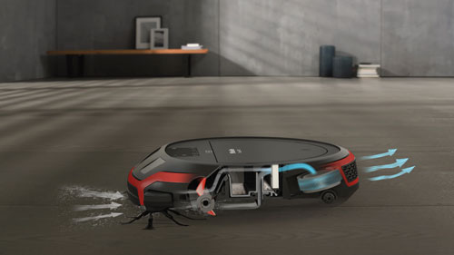 Visuel pr�sentant le dispositif Quattro Cleaning Power