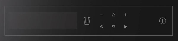 Visuel repr�sentant le bandeau de commandes Full Touch TAD d'un four