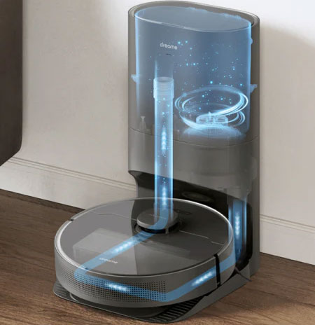 Visuel pr�sentant la fonction de vidage automatique DualBoost 1.0