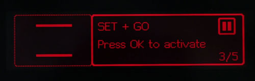 Visuel repr�sentant la fonction Set & Go sur un four AEG