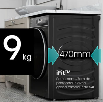 Visuel repr�sentant un lave-linge Hisense iFit