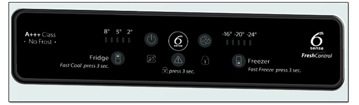 Panneau de commande Eco night