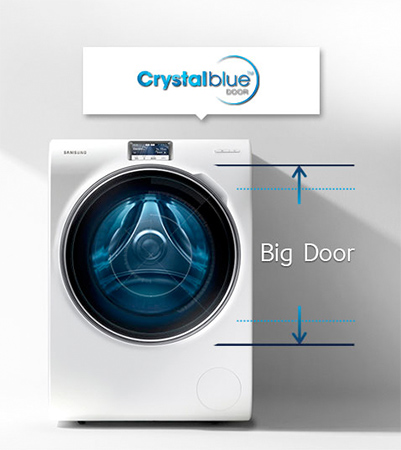 Visuel repr�sentant un lave-linge Crystal Blue