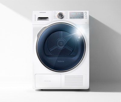 Visuel repr�sentant un s�che-linge Samsung Crystal Blue