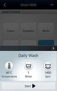 App Smart Washer Dryer