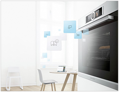Visuel repr�sentant un four Home Connect
