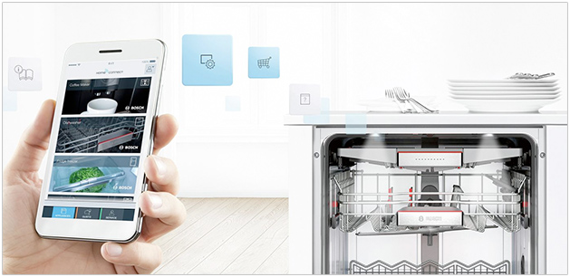 Visuel repr�sentant un lave-vaisselle Home Connect