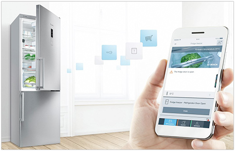 Visuel repr�sentant un r�frig�rateur Home Connect