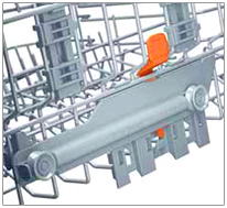 Illustration du syst�me de r�glage de la hauteur des paniers Lift Up