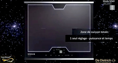 Mode solo d'une table de cuisson horiZonechef