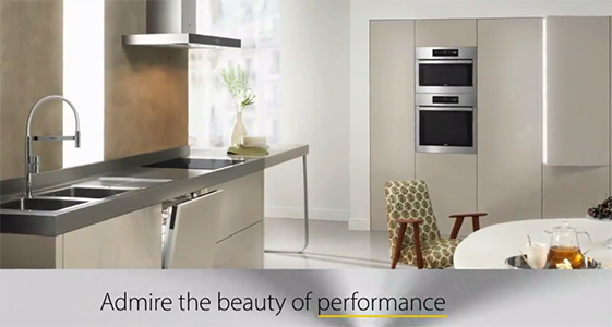 Visuel pr�sentant des appareils �lectrom�nagers Whirlpool Absolute