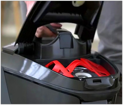 Technologie Safety bag de Nilfisk