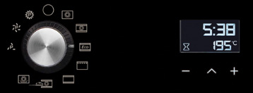 Illustration de l'�cran et du programmateur Multistart sur un four De Dietrich