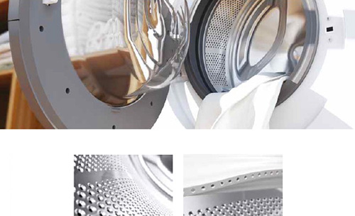 Photos du tambour SpaDrum pr�sent dans certains lave-linge Gorenje