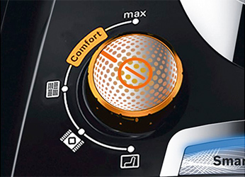 Visuel repr�sentant la fonction ComfortSensor pr�sente sur certains aspirateurs Bosch