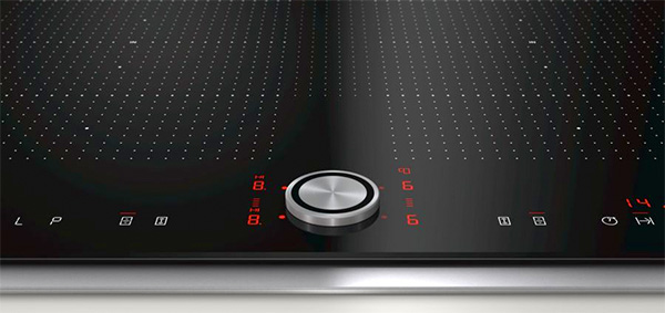 Visuel repr�sentant les commandes TwistPad d'une table de cuisson