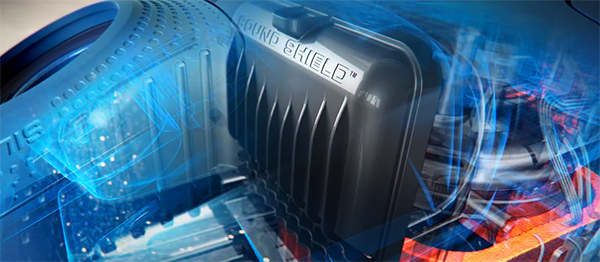 Visuel du support moteur SoundShield d'un aspirateur Electrolux