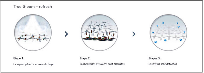 Illustration du programme TrueSteam Refresh