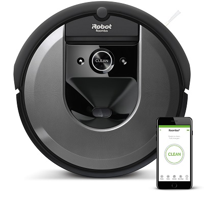 Roomba et �cran d'accueil iRobot