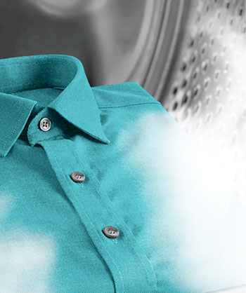 Visuel repr�sentant la fonction Steam Refresh disponible sur certains lave-linges Whirlpool