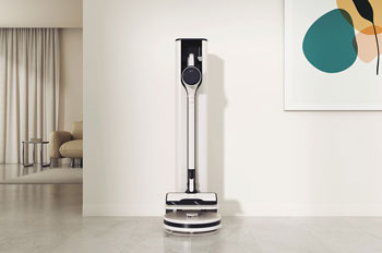 Illustration de l'aspirateur LG CordZero All-in-One Tower Combi - (crdit : LG)