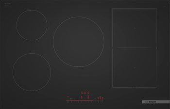 Illustration d'une table de cuisson Bosch avec finition Matt Design - (cr�dit : Bosch)