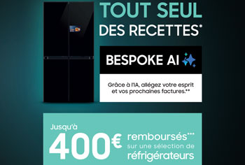 Samsung rembourse jusqu'� 400 Euros pour l'achat de certains r�frig�rateurs