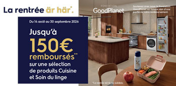 Electrolux rembourse jusqu'� 150 Euros pour l'achat de certains appareils �lectrom�nager de cuisine ou de soin du linge