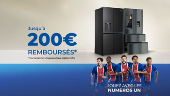 Haier rembourse jusqu'� 200 Euros pour l'achat de certains r�frig�rateurs