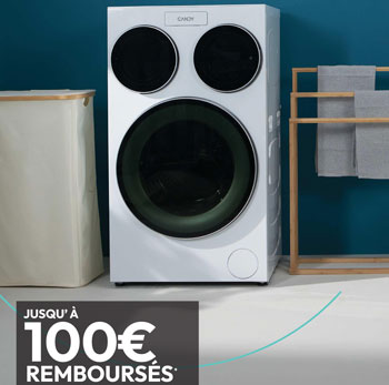 Candy rembourse jusqu'� 100 Euros pour l'achat de certains appareils de lavage