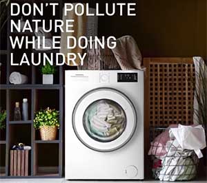 Illustration d'un lave-linge Grundig avec EcoMotor - (crédit : Grundig)
