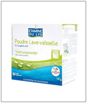 Détergent en poudre pour lave vaisselle - (crédit : ETAMINE DU LYS) Poudre de lavage pour lave-vaisselle