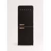 CREATE Fridge R�tro Combi 401L Noir Or Rose