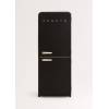 CREATE Fridge R�tro Combi 401L Noir Sable