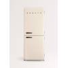 CREATE Fridge R�tro Combi 401L Blanc Cass� Noir
