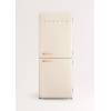 CREATE Fridge R�tro Combi 401L Blanc Cass� Bois