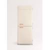 CREATE Fridge R�tro Combi 401L Blanc Cass� Or Rose