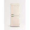 CREATE Fridge R�tro Combi 401L Blanc Cass� Vert Sauge